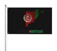Carte De L'Afghanistan Drapeaux De Jardin Suspendre Drapeaux De Maison Décoratif Bannière Cour 90X150Cm Pour Dortoirs Intérieure Anniversaires