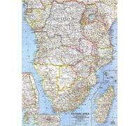 Carte de l'Afrique australe de 1962