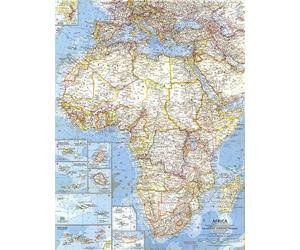 Carte de l'Afrique de 1960