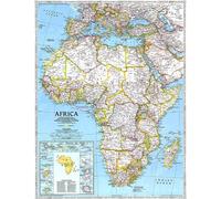 Carte de l'Afrique de 1990
