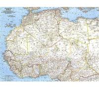 Carte de l'Afrique du Nord-Ouest de 1966