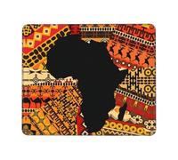 Carte De L'Afrique Histoire des Noirs Afro-Africains Tapis De Souris Résistant À Usure Mouse Pad Portable Mousepad pour Maison Voyage Ordinateur 25X30Cm