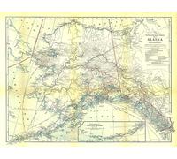 Carte de l'Alaska de 1914