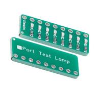 Carte de lampe de testeur de port LED avec conception de, Blue | Carte PCB à trou traversant d ' anode commune pour la prise en des tâches de lecture de circuits, station de