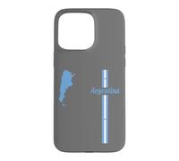 Carte de l'Argentine, Drapeau de l'Argentine, Design de Voyage Coque pour iPhone 15 Pro Max