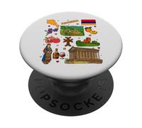 Carte de l'Arménie Souvenir, Culture et Patrimoine Arméniens Art Voyage PopSockets PopGrip Adhésif
