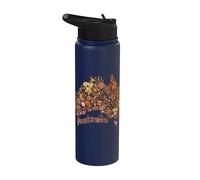 Carte de l'Australie Jour Kangourou Koala Straya Australien Stainless Steel Insulated Water Bottle