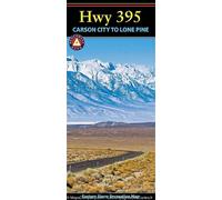 Carte de l'autoroute 395 : Carson City (Nevada) to Lone Pine (California) | Benchmark Maps
