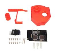 Carte de Lecteur Optique, Kit de Montage de Carte de Stockage de Carte de Simulation de Lecteur Optique à Dissipation Thermique V5.20 Silencieuse pour Console DC VA1 (Rouge