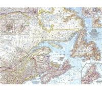 Carte de l'Est du Canada de 1967