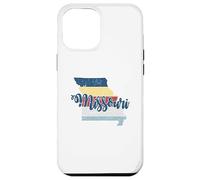 Carte de l'État américain du Missouri, États-Unis Coque pour iPhone 12 Pro Max