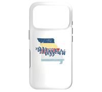 Carte de l'État américain du Missouri, États-Unis Coque pour iPhone 17 Pro