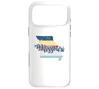 Carte de l'État américain du Missouri, États-Unis Coque pour iPhone 17 Pro Max