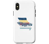 Carte de l'État américain du Missouri, États-Unis Coque pour iPhone X/XS