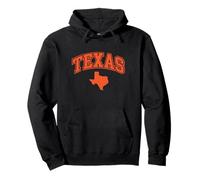 Carte de l'État du Texas - Vintage Letter Sweat à Capuche