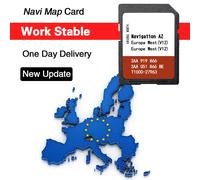 Carte de l'Europe occidentale AZ V12 RNS315 SD V12 2020 - 2021, nouvelle carte originale GPS pour volkswagen, suivi de voiture sur route for VW AZ V12 WEST