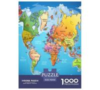 Carte de l'europe Puzzle 1000 Pièces Educa Jouet Cadeau Unique Décoration Intérieure Art Jeu Éduchatif Challenge Toy Adultes & Enfants des 14 Ans 70x50cm/1000pcs