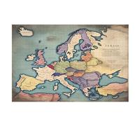 Carte de l'europe Puzzles Puzzle De 1000 Pièces pour Adultes Et Enfants Puzzle Impossible Jouets en Bois Jeu Stimulant （75×50cm）