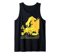 Carte de l'europe, Tous Les Noms des Pays européens et Capitales Débardeur