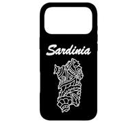 Carte de l'île de Sardaigne en Italie Sardaigne Coque pour iPhone 17 Pro Max
