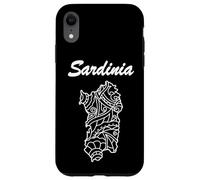 Carte de l'île de Sardaigne en Italie Sardaigne Coque pour iPhone XR