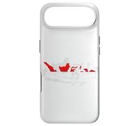Carte de l'Indonésie en Rouge et Blanc Coque pour iPhone Air