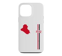 Carte de l'Irak, Drapeau irakien, Couleurs, Patrimoine de Voyage Coque pour iPhone 13 Pro Max