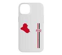 Carte de l'Irak, Drapeau irakien, Couleurs, Patrimoine de Voyage Coque pour iPhone 14 Plus