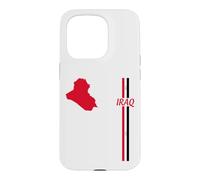 Carte de l'Irak, Drapeau irakien, Couleurs, Patrimoine de Voyage Coque pour iPhone 15 Pro