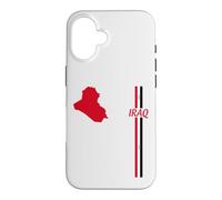 Carte de l'Irak, Drapeau irakien, Couleurs, Patrimoine de Voyage Coque pour iPhone 16