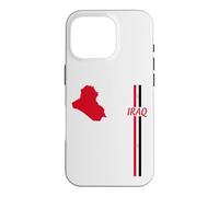 Carte de l'Irak, Drapeau irakien, Couleurs, Patrimoine de Voyage Coque pour iPhone 16 Pro