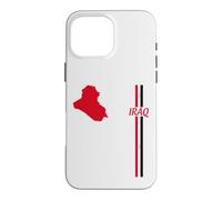 Carte de l'Irak, Drapeau irakien, Couleurs, Patrimoine de Voyage Coque pour iPhone 16 Pro Max