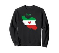 Carte de l'Iran avec cœur Persan iranien Sweatshirt