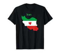 Carte de l'Iran avec cœur Persan iranien T-Shirt