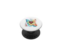 Carte de l'Iran | Cœur de Perse | Culture iranienne du Golfe Persique PopSockets PopGrip Adhésif