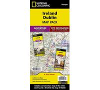Carte de l'Irlande et plan des rues de Dublin (lot de cartes) | National Geographic