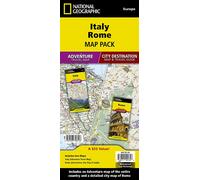 Carte de l'Italie et de Rome (lot de cartes) | National Geographic