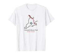 Carte de l'itinéraire du Sentier Bruce au Canada T-Shirt