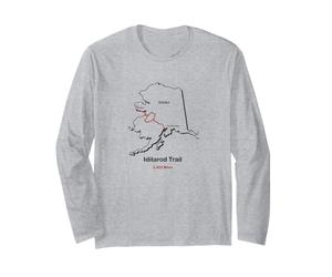Carte de l'itinéraire du Sentier Historique National Iditarod Manche Longue