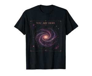 Carte de localisation de la Voie lactée Espace Science Astronomie T-Shirt
