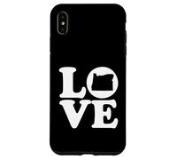 Carte de l'Oregon Love Graphic Coque pour iPhone XS Max
