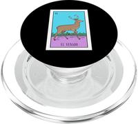Carte de loterie The Deer La Carte Cerf Loterie Mexicaine PopSockets PopGrip pour MagSafe