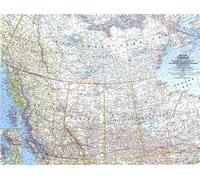 Carte de l'Ouest canadien de 1966