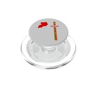 Carte de l'Ouganda, Drapeau ougandais, Patrimoine de Voyage PopSockets PopGrip pour MagSafe