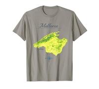 Carte de Majorque - Palma Baléares T-Shirt