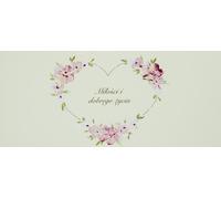 Carte de mariage DL S52 - Amour et bonne vie