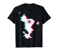 Carte de Mayotte 976 - idee cadeau souvenir design drapeau T-Shirt