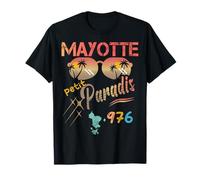 Carte de Mayotte - belle idee cadeau souvenir 976 T-Shirt