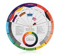 Carte de mélange de papier à roue de couleur, fournitures de guidage rond chromatique, pigments pour ongles de tatouage de chromatographie, Kit de drapage d'analyse des couleurs