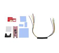 Carte de Microcontrôleur pour Pico RP2040, Dual Arm Cortex M0 + Processeur Module de Microcontrôleur Flexible avec Adaptateur SD2SP2 SDLoad SDL (Rouge)